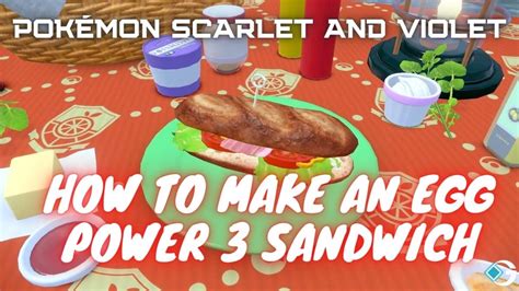 pokemon violet egg sandwich